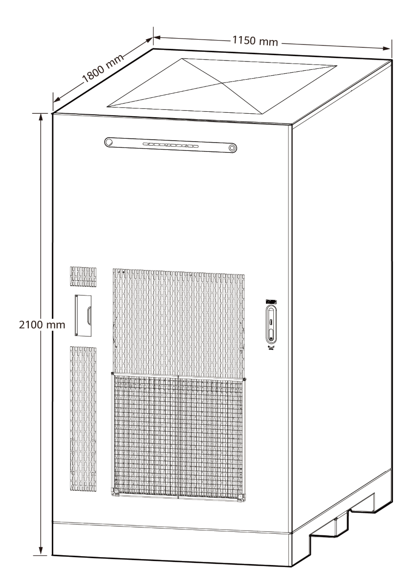 Cabinet outdoor de stocare energie sistem-comercial-stocare-huawei-215kw-luna2000-215-schita-dimensiuni-e-acumulatori-ro